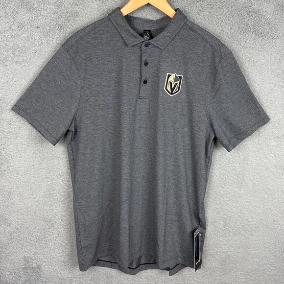 Lululemon Vegas Golden Knights Evolution Polo Shirt NHL Size XL NWT Hockey VGK - Picture 3 of 10